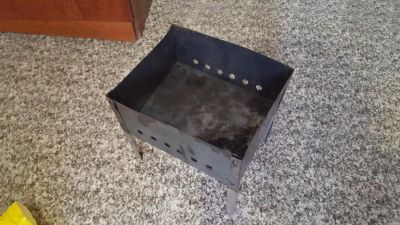 Лот: 10510995. Фото: 1. мангал б\у + пакет :). Мангалы, грили, коптильни
