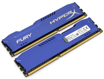 Лот: 17884716. Фото: 1. Kingston HyperX Fury Blu HX318C10FK2... Оперативная память
