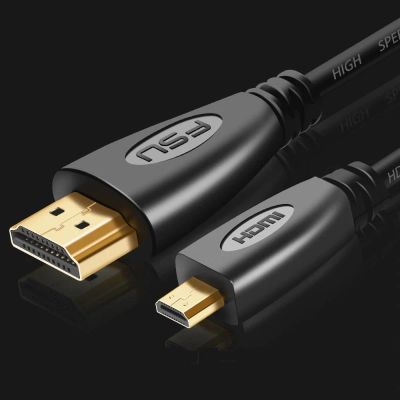 Лот: 15574867. Фото: 1. Кабель micro HDMI - HDMI 1 метр... Шлейфы, кабели, переходники