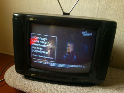 Лот: 5945486. Фото: 1. Телевизор на дачу JVC AV-G14T... Телевизоры