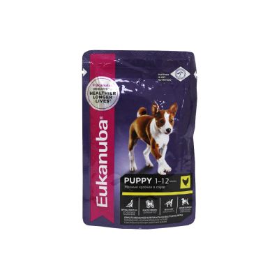 Лот: 10400225. Фото: 1. корм Eukanuba Puppy Для Щенков... Корма