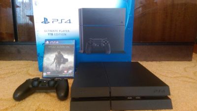 Лот: 8539492. Фото: 1. Sony PlayStation 4, Play station... Игровые приставки, консоли