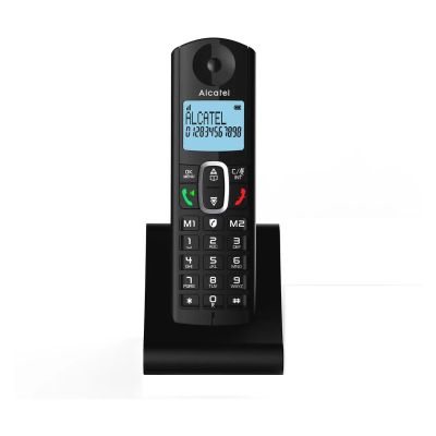 Лот: 24493984. Фото: 1. DECT-телефон Alcatel F685 RU Black. DECT и радиотелефоны