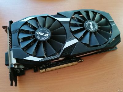Лот: 14990405. Фото: 1. Видеокарта Asus RX580 4Gb (rx... Видеокарты