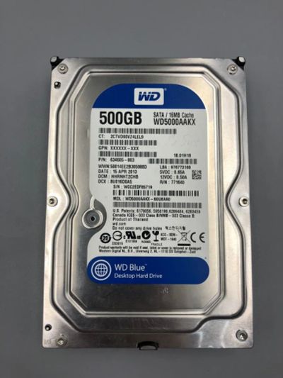 Лот: 19372963. Фото: 1. 3.5 HDD SATA 500Gb Western Digital... Жёсткие диски (HDD)