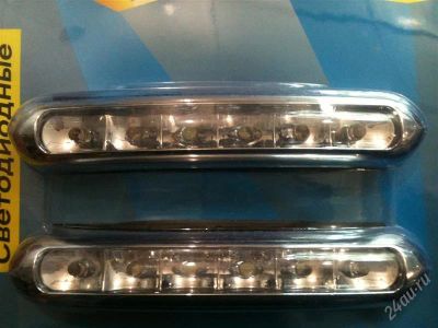Лот: 1182748. Фото: 1. дневные ходовые огни 6 LED, 12V... Оптика и освещение