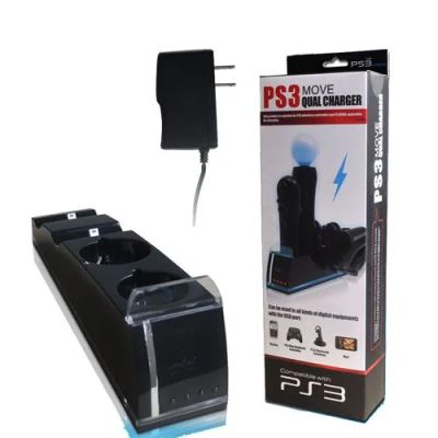Лот: 4853927. Фото: 1. Зарядная станция PS 3 Pega Qual... Запчасти для игровых приставок, консолей