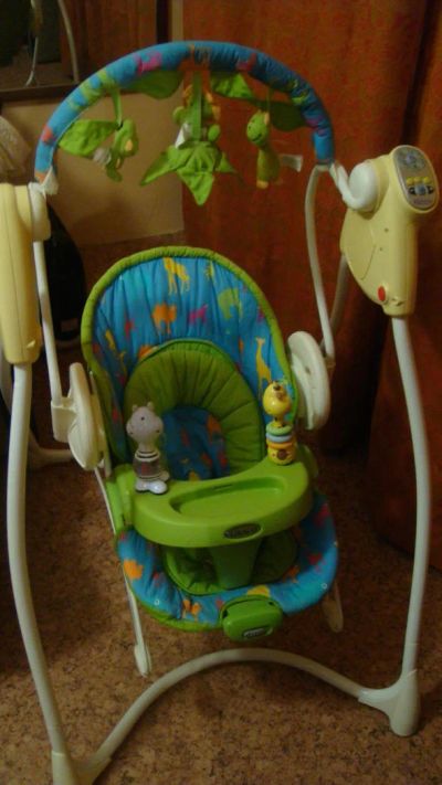 Лот: 6334637. Фото: 1. Качеля Graco. Ходунки, прыгунки, качели