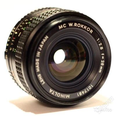 Лот: 6523861. Фото: 1. Объектив Minolta MC W rokkor 28mm... Объективы