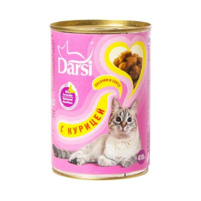 Лот: 10398902. Фото: 1. Корм Darsi Для Кошек С Курицей... Корма