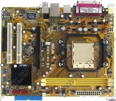 Лот: 1124474. Фото: 1. Материнская плата Asus M2N-MX... Материнские платы