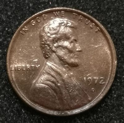 Лот: 23525406. Фото: 1. 1 цент 1972 года. США ("D" - Денвер... Америка