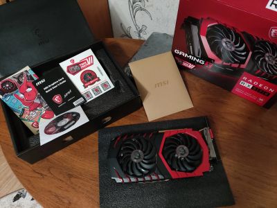 Лот: 19240656. Фото: 1. MSI RX 570 Gaming 8Gb цена смех... Видеокарты