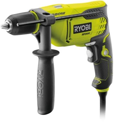 Лот: 6444772. Фото: 1. Дрель ударная RYOBI RPD680K 3002016... Электроинструмент