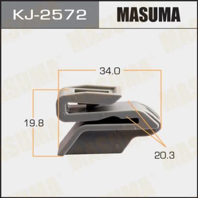 Лот: 18607903. Фото: 1. Клипса крепежная masuma 2572-kj... Кузов