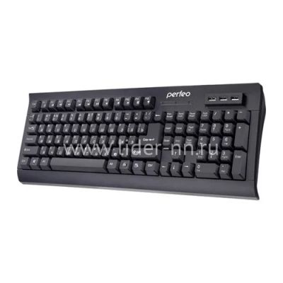 Лот: 11921025. Фото: 1. Клавиатура Perfeo (PF-855-HUB... Клавиатуры и мыши