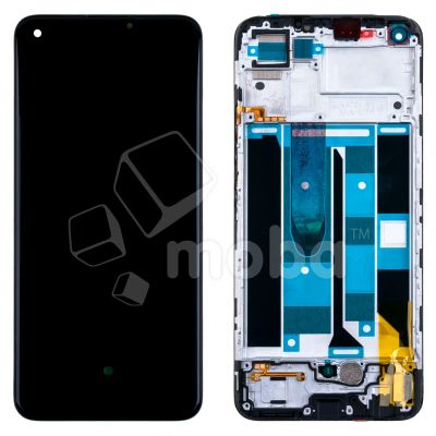 Лот: 19633927. Фото: 1. Дисплей для Realme 8 модуль Черный... Дисплеи, дисплейные модули, тачскрины