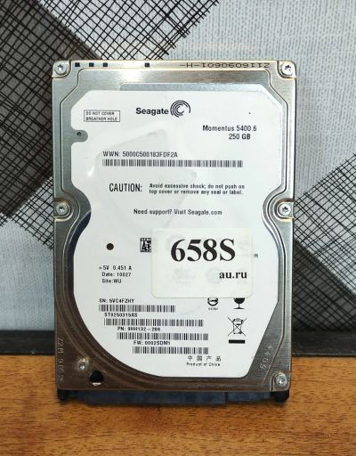 Лот: 19510705. Фото: 1. Жесткий диск SATA-II 2,5 Seagate... Жёсткие диски (HDD)