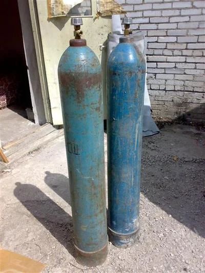 Лот: 4988884. Фото: 1. баллон кислородный (40л) пустой. Баллоны, газ в баллонах