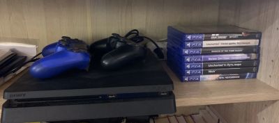Лот: 15927731. Фото: 1. PS 4 slim, Play Station 4 slim. Игровые приставки, консоли