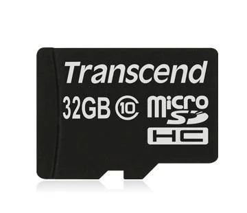 Лот: 4675474. Фото: 1. Карта памяти Microsdhc 32Gb Transcend... Карты памяти
