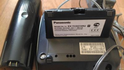 Лот: 17980368. Фото: 1. Телефон dect Panasonic. DECT и радиотелефоны