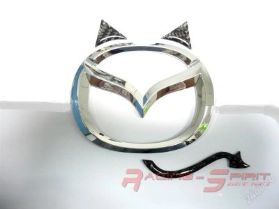 Лот: 2215413. Фото: 1. Тюнинг логотипа MAZDA рожки и... Детали тюнинга