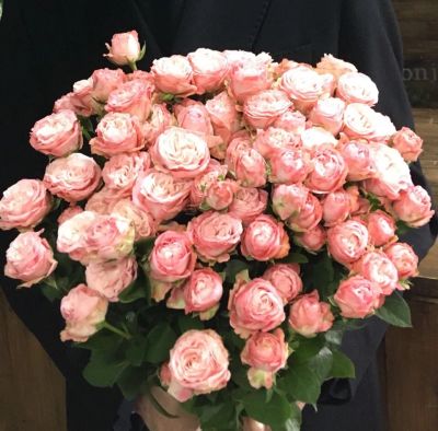 Лот: 12274565. Фото: 1. Кустовые пионовидные розы. Свежие цветы