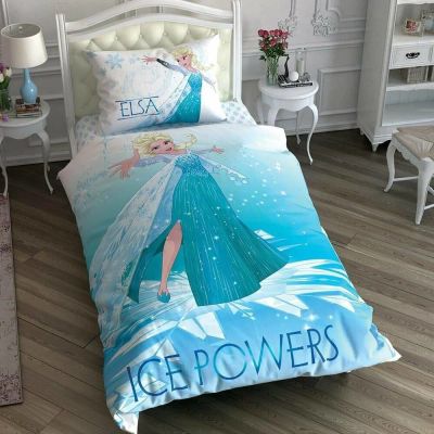 Лот: 19033950. Фото: 1. КПБ (TAC DISNEY) "FROZEN ICE POWERS... Постельное бельё