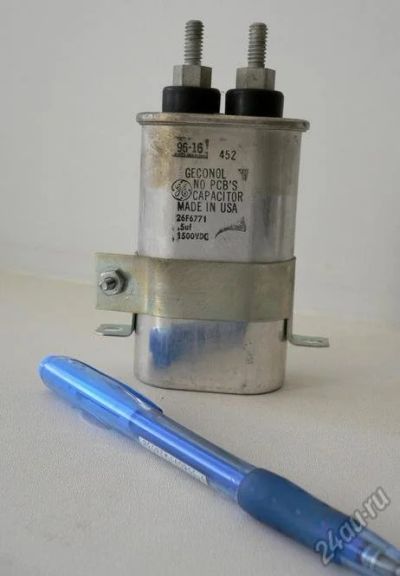 Лот: 5724061. Фото: 1. Конденсатор 0,5 мкФ 1500 В. Конденсаторы