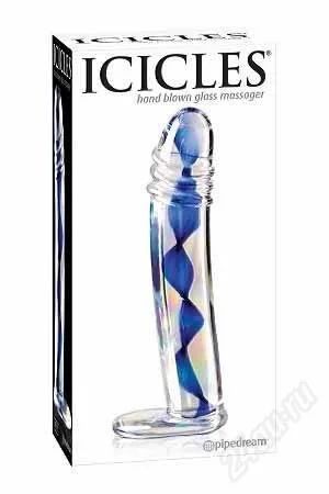 Лот: 2226202. Фото: 1. Фаллоимитатор ICICLES № 9 из стекла. Игрушки