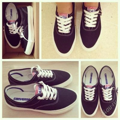 Лот: 1994008. Фото: 1. Абсолютно новые черные кеды Converse... Разное