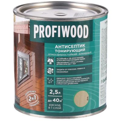 Лот: 24076952. Фото: 1. Антисептик Profiwood, для дерева... Краски, лаки, растворитель