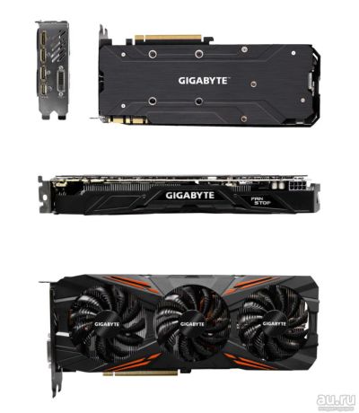 Лот: 10395237. Фото: 1. Видеокарта Gigabyte GeForce GTX... Видеокарты