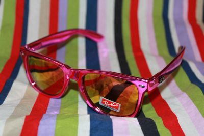 Лот: 4011846. Фото: 1. Очки Ray Ban Розовый Хром с зеркальными... Очки солнцезащитные