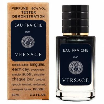 Лот: 19676343. Фото: 1. Versace Man Eau Fraiche тестер... Мужская парфюмерия