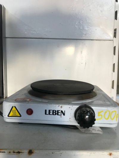 Лот: 18273074. Фото: 1. Плитка однокомфорочная Lеben. Другое (бытовая техника)