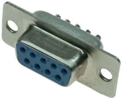 Лот: 18856296. Фото: 1. Разъём DB-9F (DB9F) 9pin пайка... Шлейфы, кабели, переходники