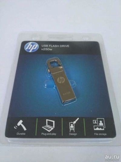 Лот: 11883086. Фото: 1. USB-флеш карта Hewlett-Packard... USB-флеш карты
