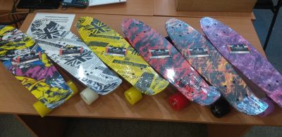 Лот: 11575575. Фото: 1. Fish skateboards. Скейтборд, новый... Роликовые коньки, скейтборды, самокаты