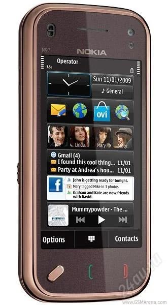 Лот: 1329249. Фото: 1. Продам Nokia N97 mini Cherry Black... Смартфоны