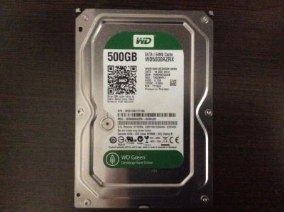 Лот: 6906855. Фото: 1. Жесткий диск WD green wd500azrx. Внешние жесткие диски