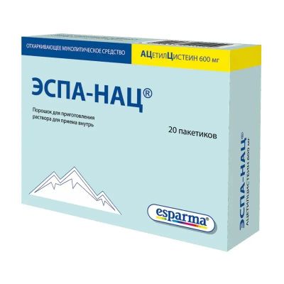 Лот: 23725433. Фото: 1. Эспа-Нац 600 мг порошок для приготовления... Лекарства