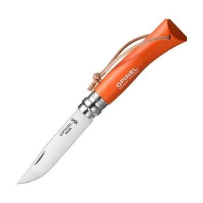Лот: 15601523. Фото: 1. Нож Opinel №7 Trekking оранжевый... Ножи, топоры