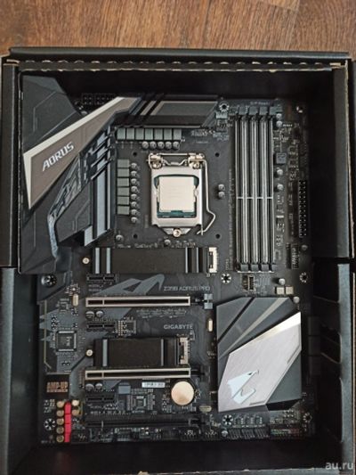 Лот: 16954482. Фото: 1. Intel Core i7 9700k + Z390 Aorus... Комплекты запчастей
