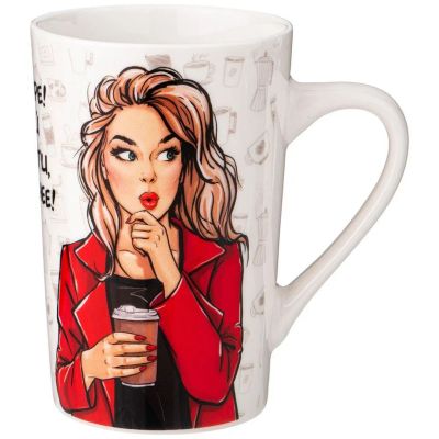 Лот: 24377413. Фото: 1. Кружка фарфор, 385 мл, Women's... Кружки, стаканы, бокалы