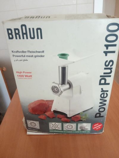 Лот: 16473965. Фото: 1. мясорубка Braun Power Plus 1100. Кухонная