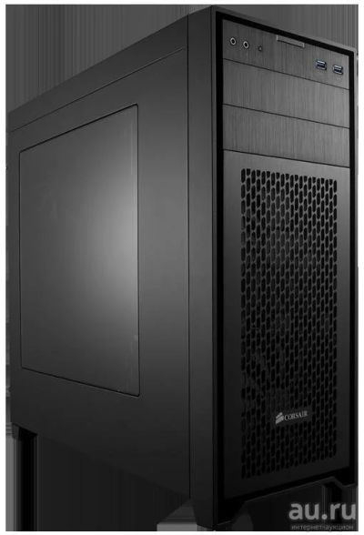 Лот: 9660859. Фото: 1. Корпус Corsair Obsidian 450D Black. Корпуса, блоки питания