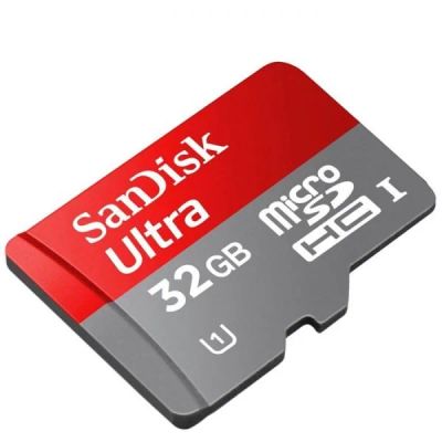 Лот: 3315872. Фото: 1. 32GB microSDHC SanDisk Class 10... Карты памяти