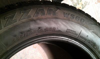 Лот: 3700430. Фото: 1. Комплект шин Bridgestone Blizzak... Шины